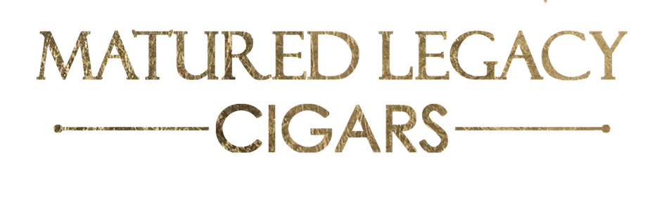 Matured Legacy Cigars company text logo transparent